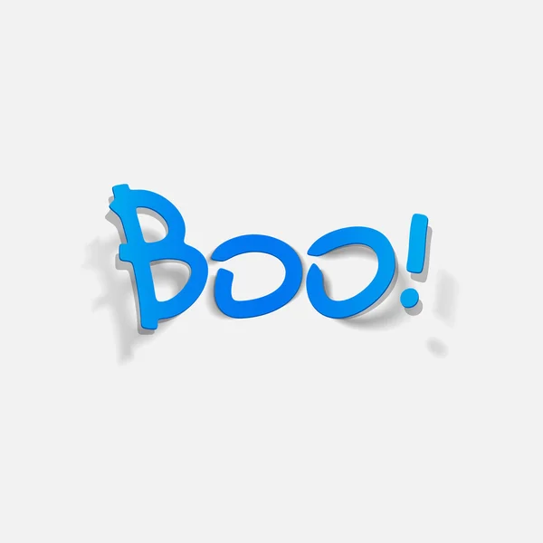 Inscription Boo — Image vectorielle