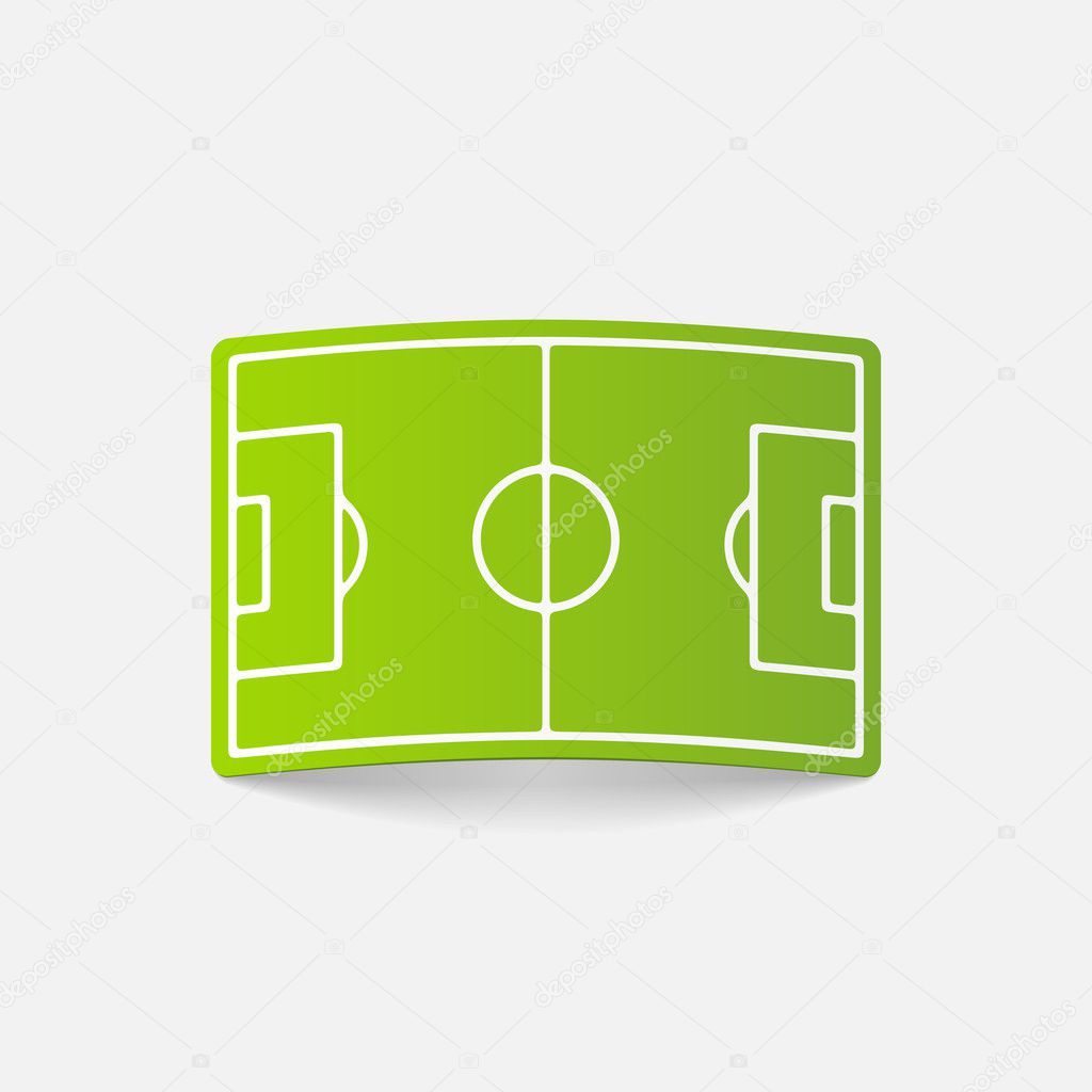 Football Playing Field Vector Image By C Palau Vector Stock