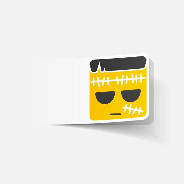 Elemento de diseño Zombie — Vector de stock