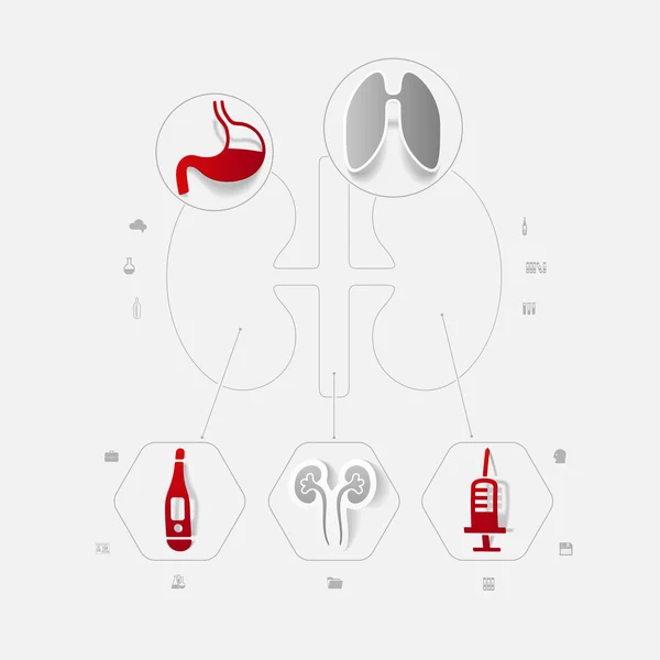 Icônes médicales — Image vectorielle