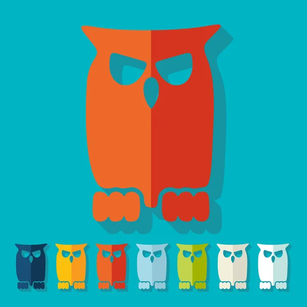 Owl icons — Stock Vector