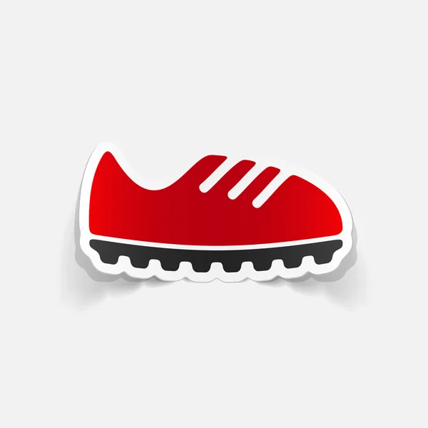 Sneakers élément de conception — Image vectorielle