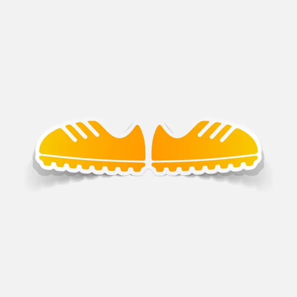 Elementos de diseño de zapatillas — Vector de stock