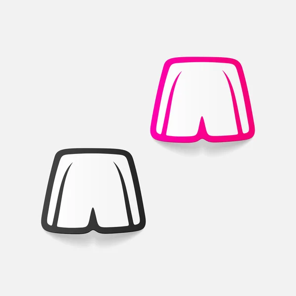 Elementos de diseño Shorts — Archivo Imágenes Vectoriales