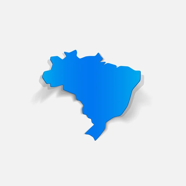 Brazílie prvky návrhu — Stockový vektor