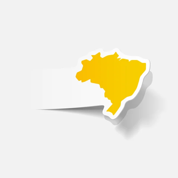 Brasil elementos de design — Vetor de Stock