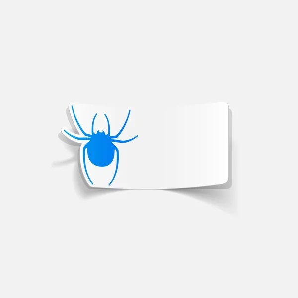 Elemento de design de aranha — Vetor de Stock