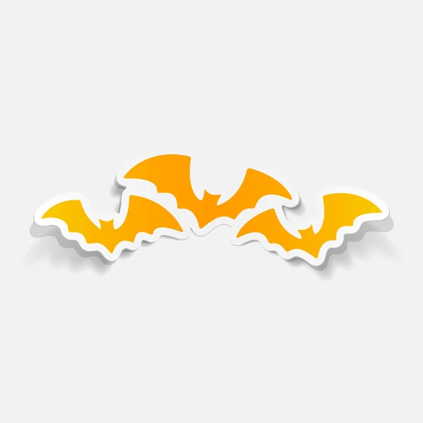 Elementos de design de morcego — Vetor de Stock