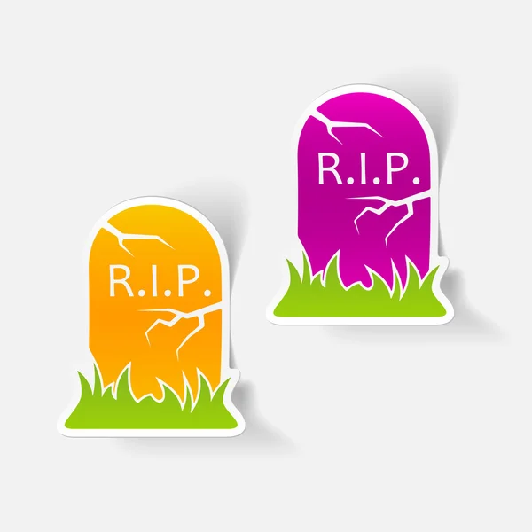 Tombstone designelement — Stock vektor