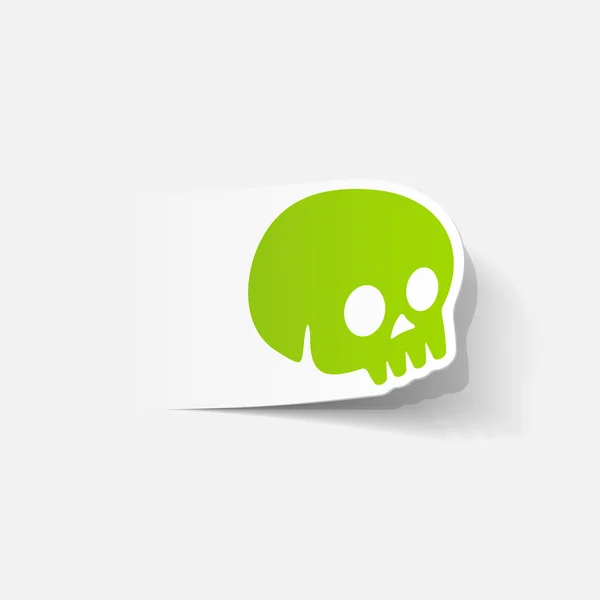 Skull design element — Stock Vector