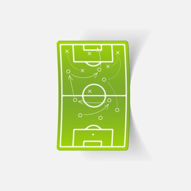 Futbol oyun alanı tasarım öğesi