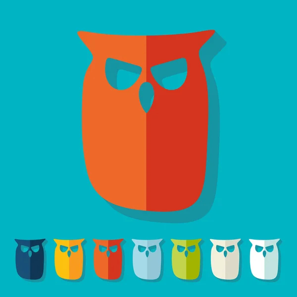 Icône de hibou — Image vectorielle