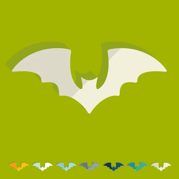 Icono de murciélago — Archivo Imágenes Vectoriales