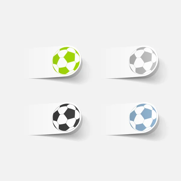 足球球设计元素 — 图库矢量图片