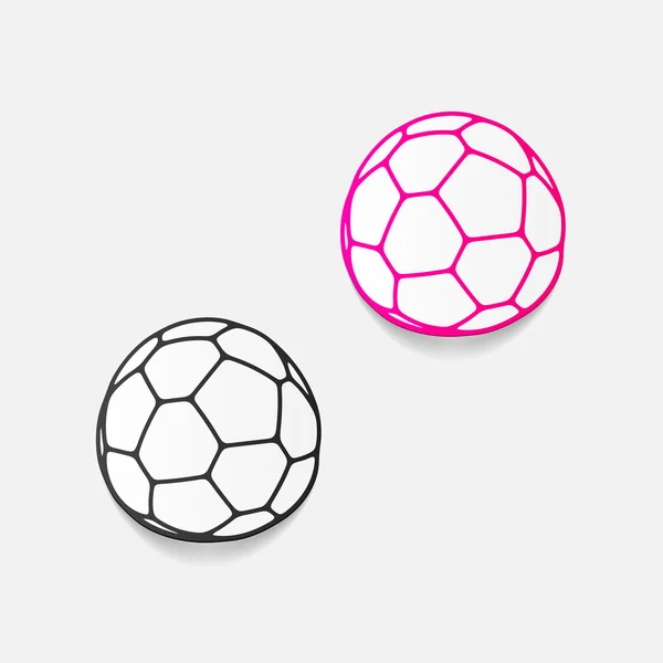 Gestaltungselement Fußball — Stockvektor