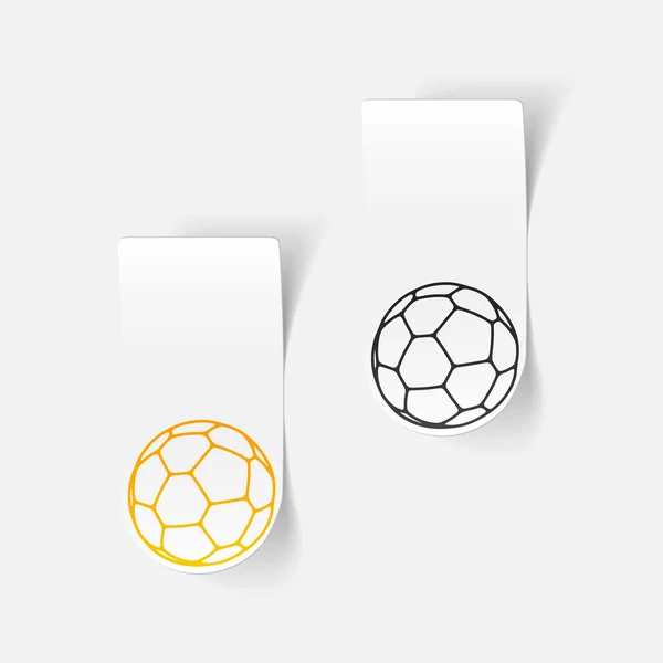 Дизайн футбольного мяча — стоковый вектор