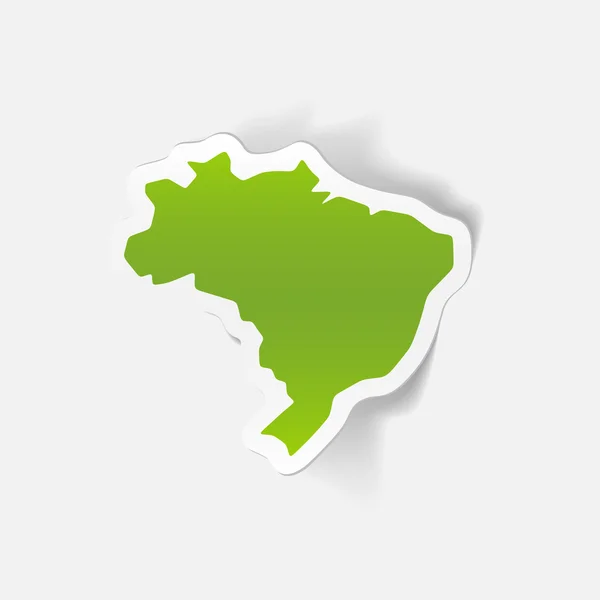 Brazil design element — Stock Vector