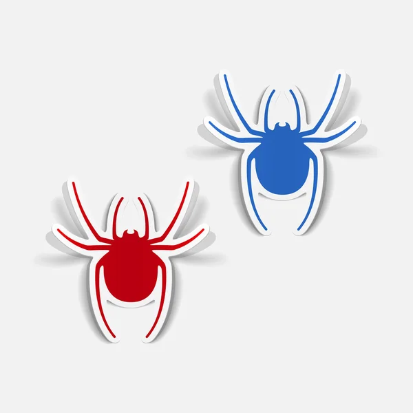 Elemento de diseño de araña — Vector de stock