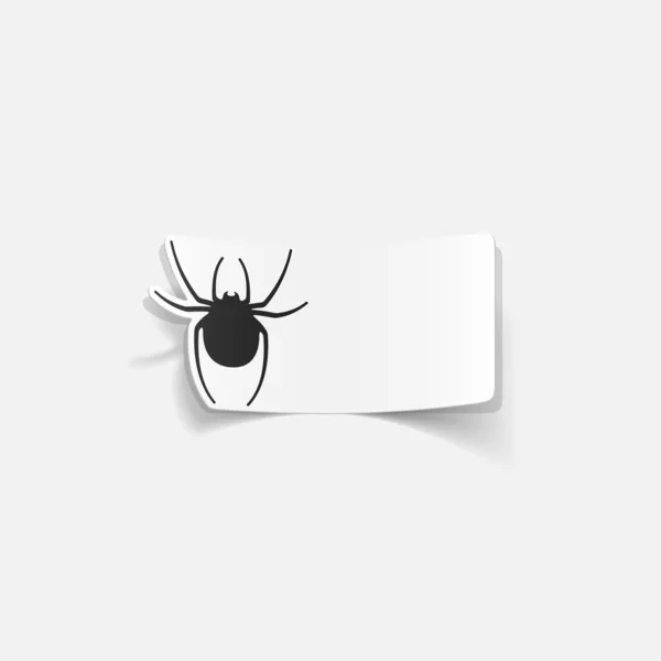 Örümcek tasarım öğesi — Stok Vektör
