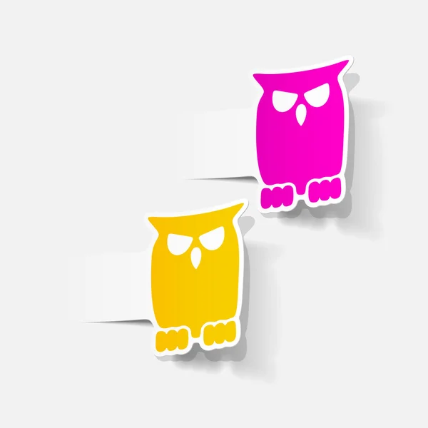 Owl design element — Stockvector