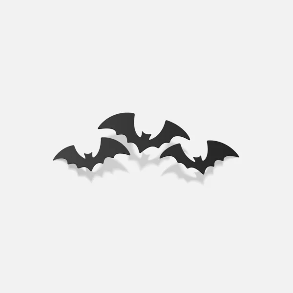 Élément design chauve-souris — Image vectorielle