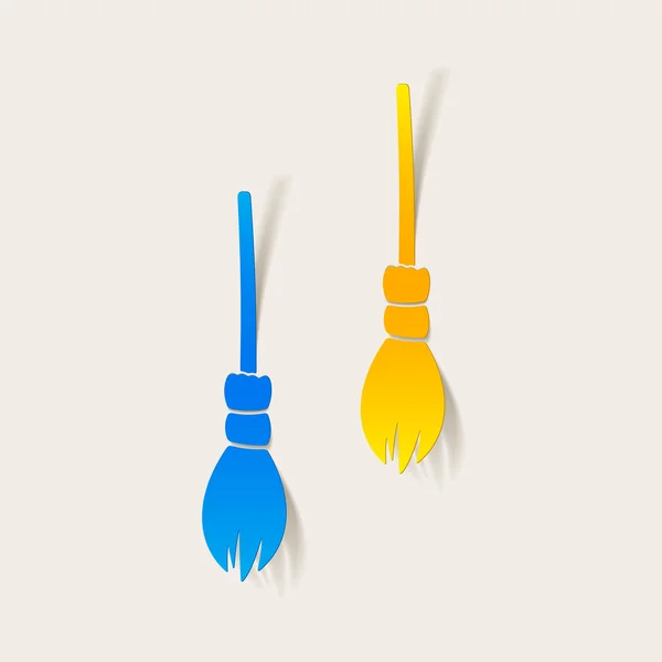 Broom design element — Stock Vector