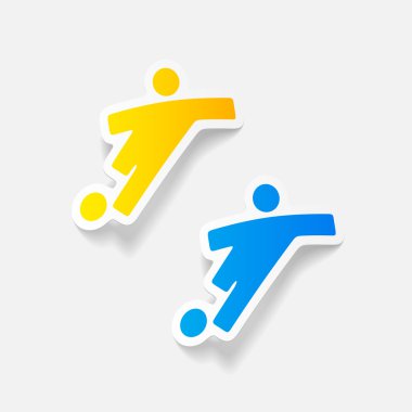 Futbol oyuncu tasarım öğesi