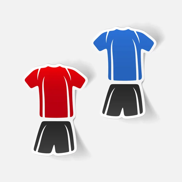 Realistic design element Football clothing Stock Vector Image by