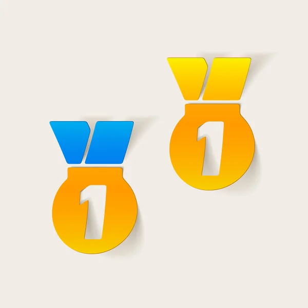 メダルのデザイン要素 — ストックベクタ