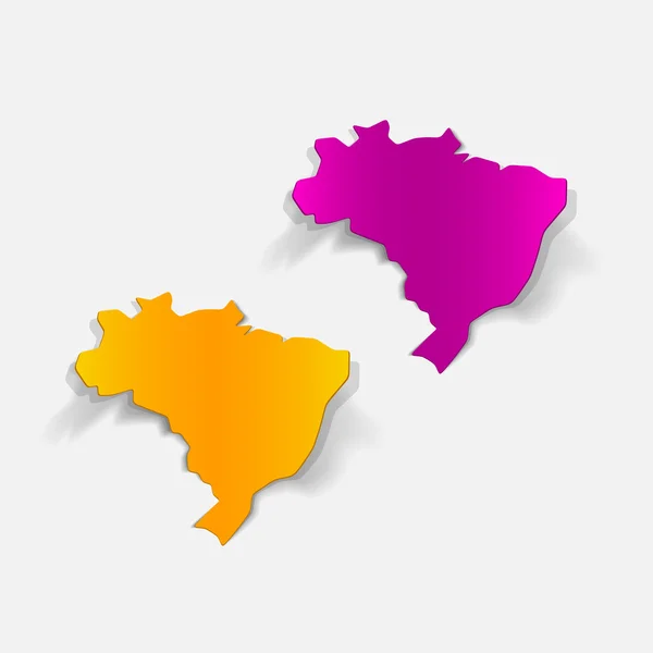 Elemento de design Brasil — Vetor de Stock