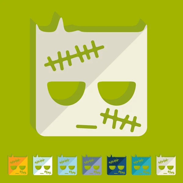 Zombie icon — Stock Vector