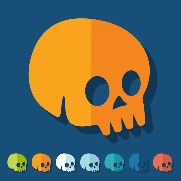 Skull icon — Stock Vector