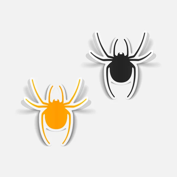 Spiders design elements — Stock Vector