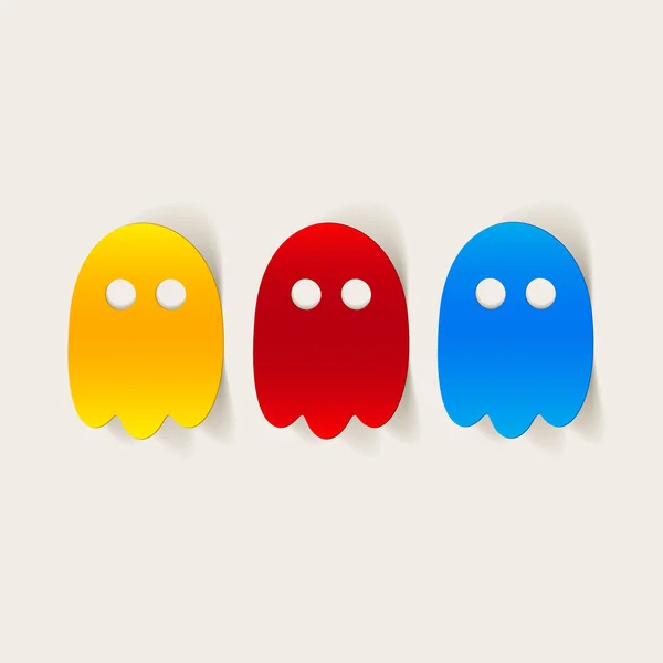 Elementos de diseño fantasma — Vector de stock