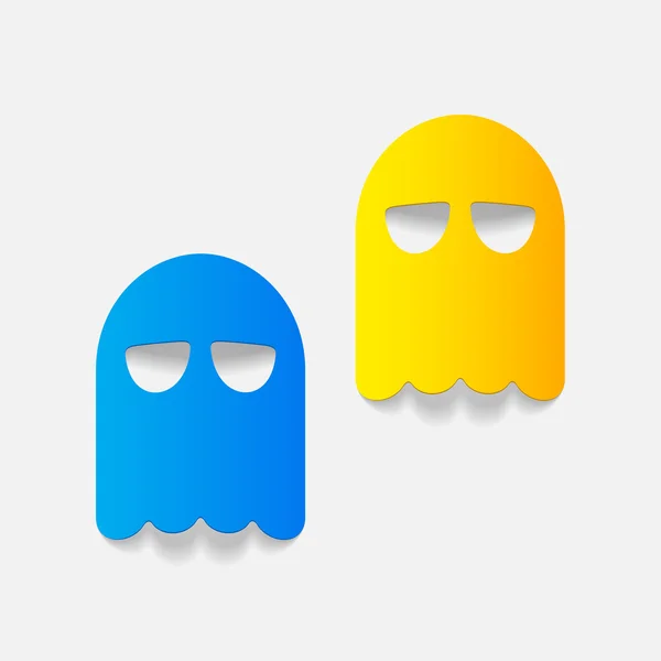 Ghost-Design-Elemente — Stockvektor