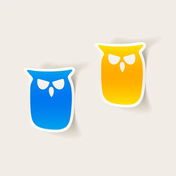 Owl design element — Stockvector