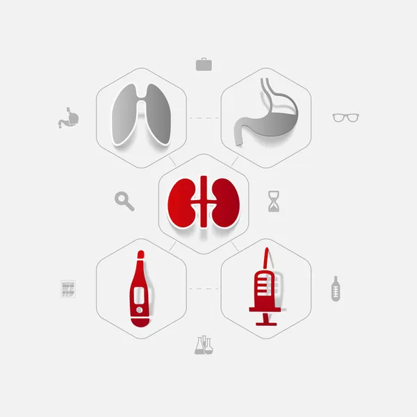 Set of medical icons — Stock Photo, Image