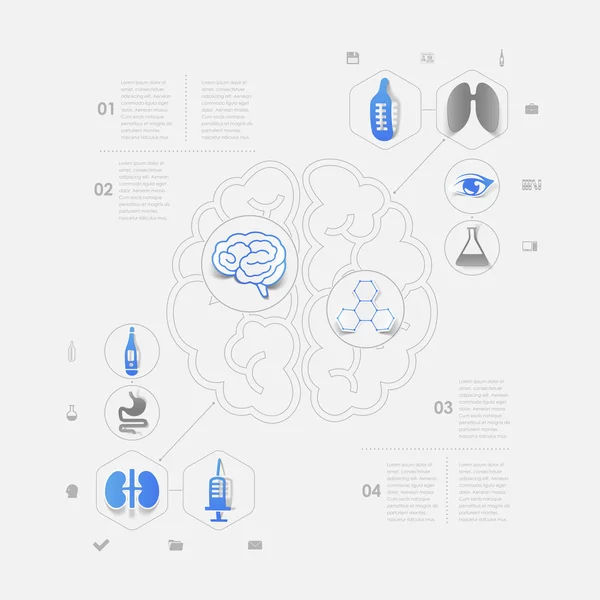 Set of medical icons — Stock Photo, Image