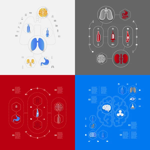 Set van medische iconen — Stockfoto