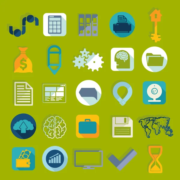 Set of flat icons — Stock Photo, Image