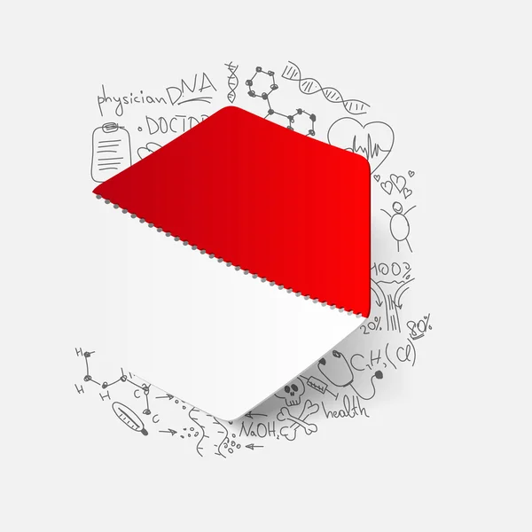 Drawing medical formulas: polygon — Stock Photo, Image