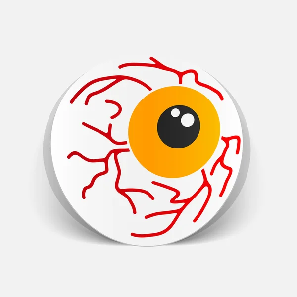 Realistic design element: eye — Stock Photo, Image