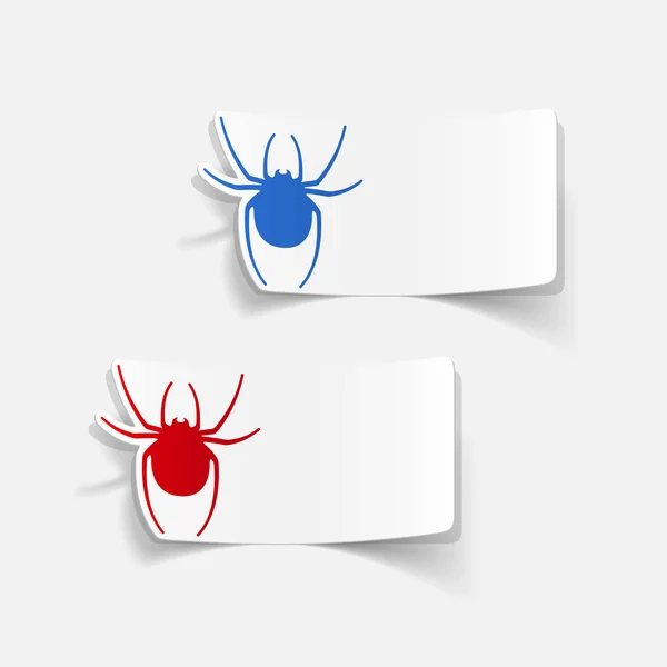 Realistic design element: spider — Stock Photo, Image