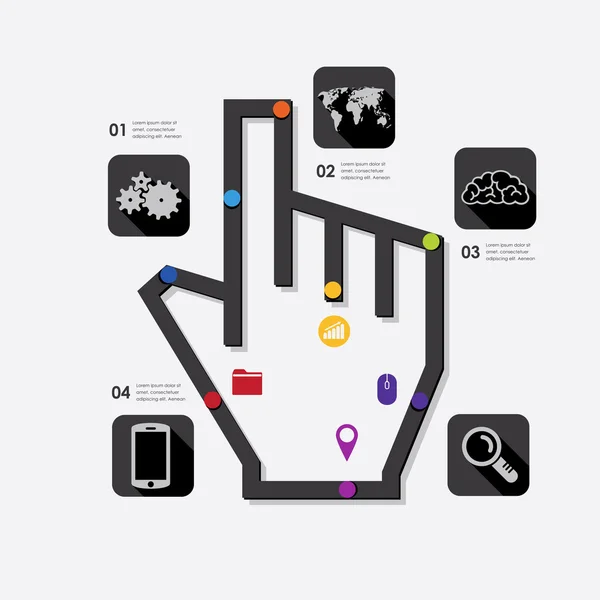 Infografica aziendale — Foto Stock