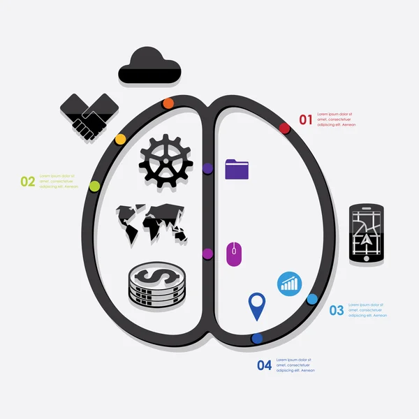 Business infographic — Stock Photo, Image