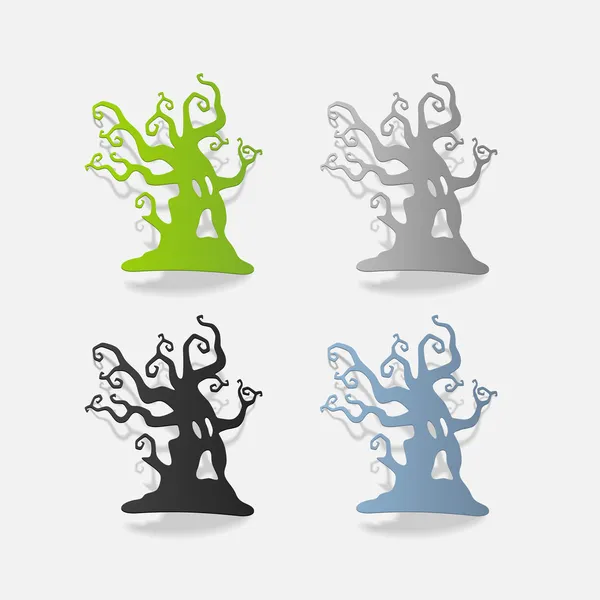 Realistic design element: tree — Stock Photo, Image