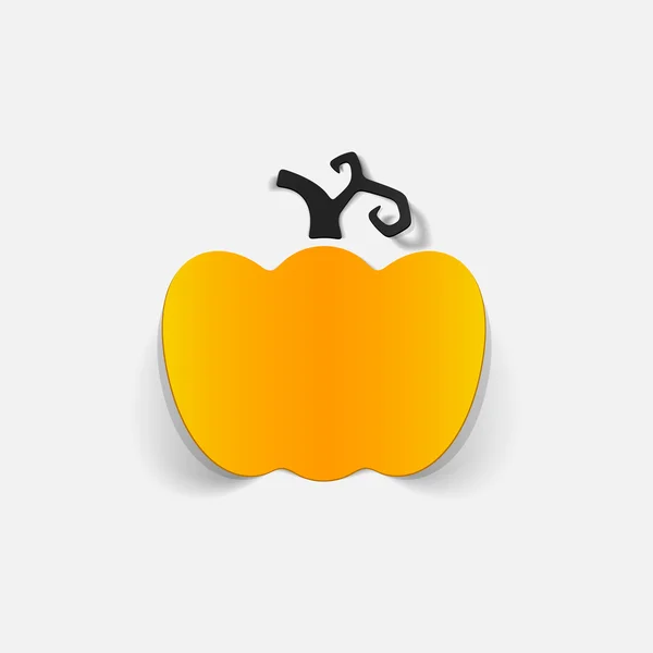 Elemento de diseño realista: calabaza — Foto de Stock