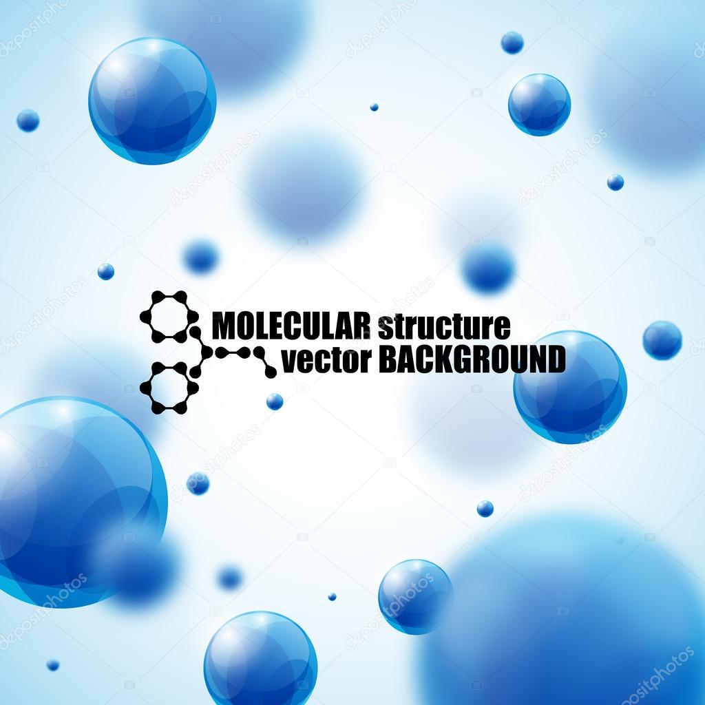 beautiful molecule background