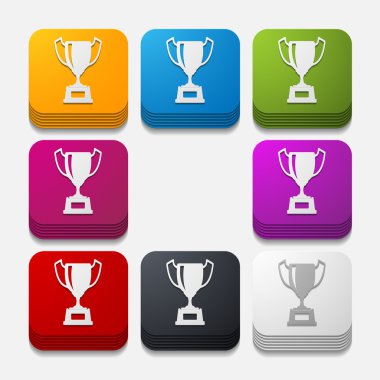 kare düğme: kazanan