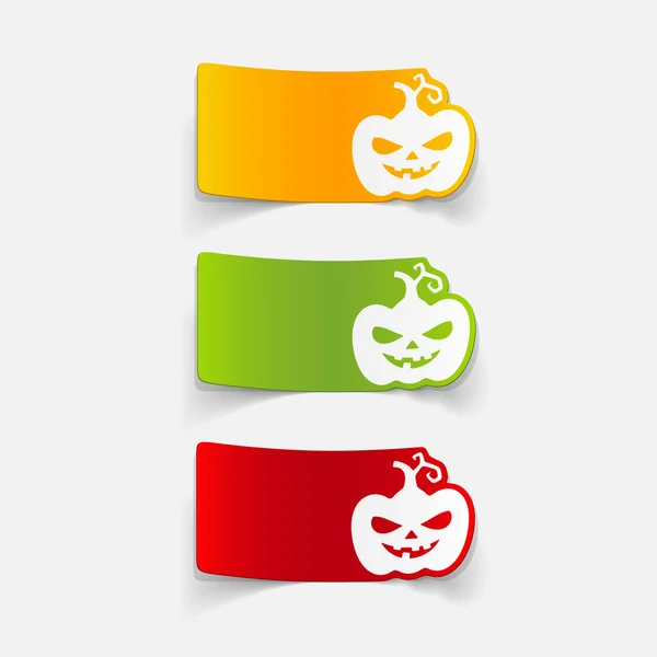 Realistic design element: pumpkin — Stock Photo, Image